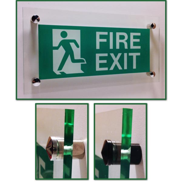 Fire Exit - Standard Wall Mounted without arrow