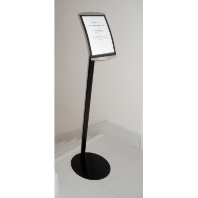 Conference/Hotel/Restaurant Display Stand - Black Finish