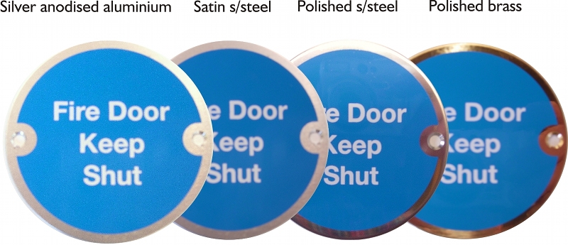 Materials Available for Fire Door Keep Shut