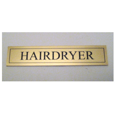 Hairdryer Sign