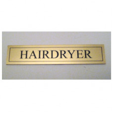 Hairdryer Sign