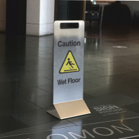 Stainless Steel Floor Sign