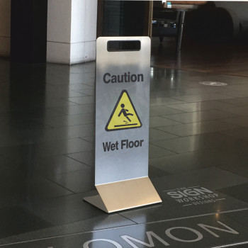 Stainless Steel Floor Sign