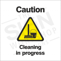Mahogany Effect Contemporary Floor Sign