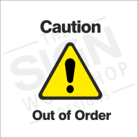 Mahogany Effect Contemporary Floor Sign