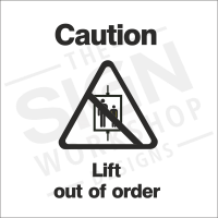 Deluxe Matt Black Acrylic Floor Sign