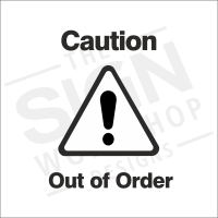 Deluxe Matt Black Acrylic Floor Sign