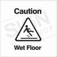 Deluxe Matt Black Acrylic Floor Sign