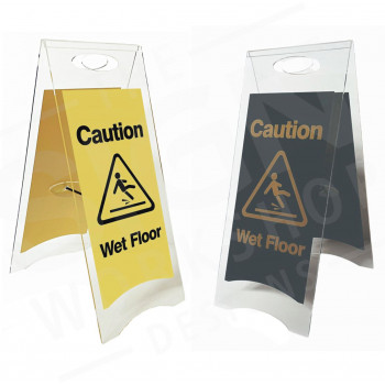 Deluxe Clear Acrylic Floor Sign
