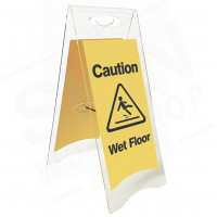 Deluxe Clear Acrylic Floor Sign