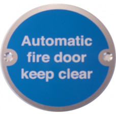 Automatic Fire Door Keep Clear 