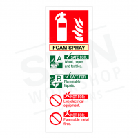 Polished Acrylic Fire Extinguisher Sign