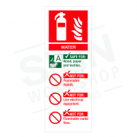 Polished Acrylic Fire Extinguisher Sign