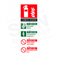 Polished Acrylic Fire Extinguisher Sign