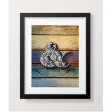 Black Typography sign art, The Ampersand