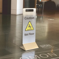 Stainless Steel Floor Sign